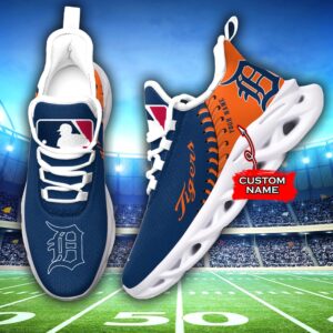 USA MLB Detroit Tigers Max Soul Sneaker Custom Name Ver 1