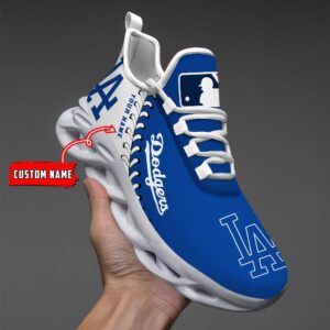 USA MLB Los Angeles Dodgers Max Soul Sneaker Custom Name 87K2023