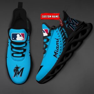 USA MLB Miami Marlins Max Soul Sneaker Custom Name 87K2023