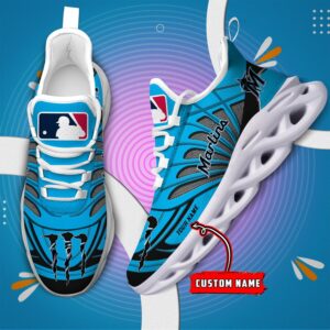 USA MLB Miami Marlins Max Soul Sneaker Custom Name 88K2023