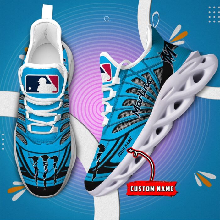 USA MLB Miami Marlins Max Soul Sneaker Custom Name 88K2023