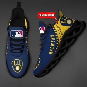 USA MLB Milwaukee Brewers Max Soul Sneaker Custom Name 87K2023