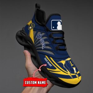 USA MLB Milwaukee Brewers Max Soul Sneaker Custom Name 88K2023