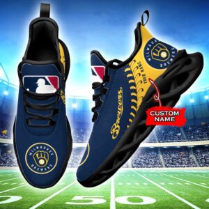 USA MLB Milwaukee Brewers Max Soul Sneaker Custom Name Ver 1