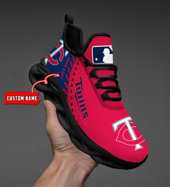 USA MLB Minnesota Twins Max Soul Sneaker Custom Name 87K2023