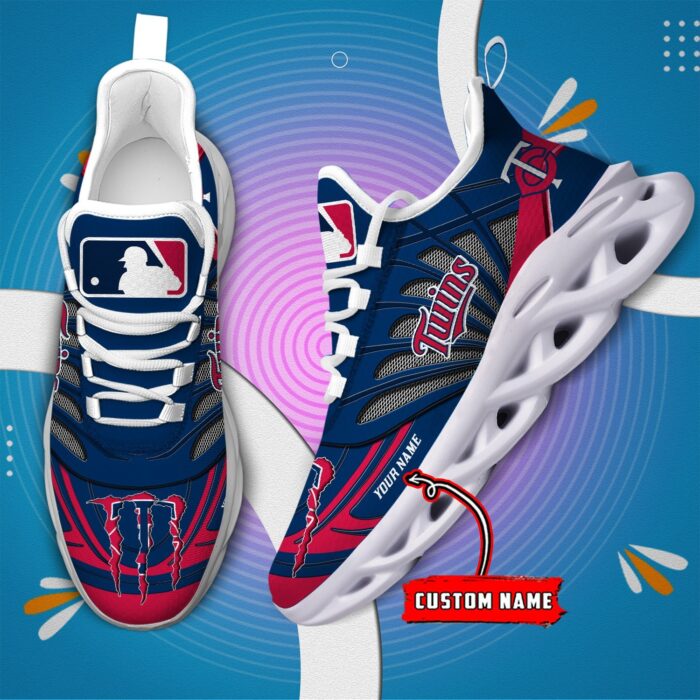 USA MLB Minnesota Twins Max Soul Sneaker Custom Name 88K2023