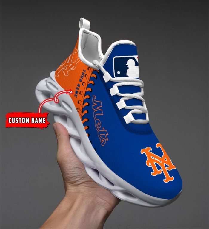 USA MLB New York Mets Max Soul Sneaker Custom Name 87K2023