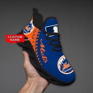 USA MLB New York Mets Max Soul Sneaker Custom Name Ver 1