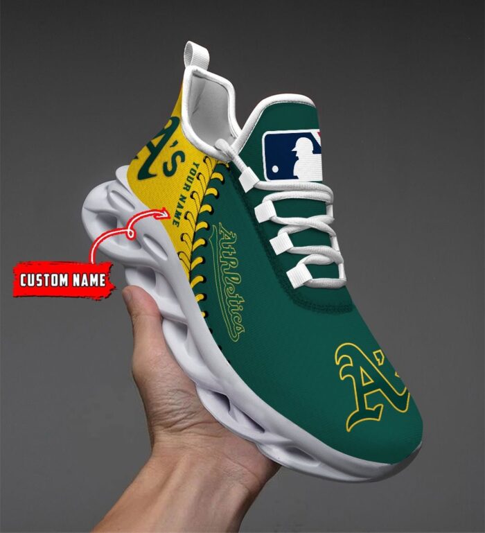 USA MLB Oakland Athletics Max Soul Sneaker Custom Name 87K2023