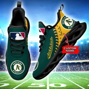 USA MLB Oakland Athletics Max Soul Sneaker Custom Name Ver 1