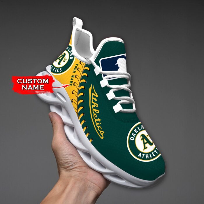 USA MLB Oakland Athletics Max Soul Sneaker Custom Name Ver 1