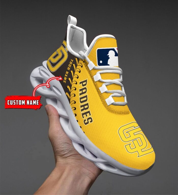 USA MLB San Diego Padres Max Soul Sneaker Custom Name 87K2023