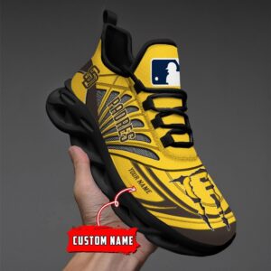 USA MLB San Diego Padres Max Soul Sneaker Custom Name 88K2023