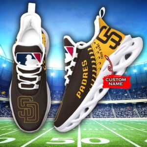 USA MLB San Diego Padres Max Soul Sneaker Custom Name Ver 1