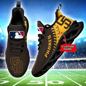USA MLB San Diego Padres Max Soul Sneaker Custom Name Ver 1