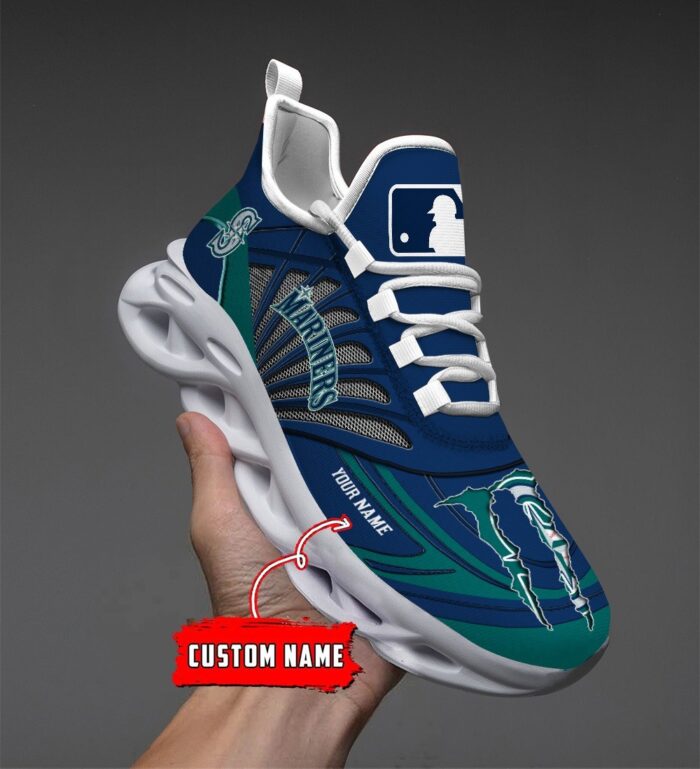 USA MLB Seattle Mariners Max Soul Sneaker Custom Name 88K2023