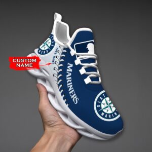 USA MLB Seattle Mariners Max Soul Sneaker Custom Name Ver 1