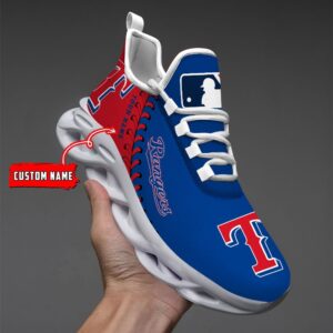 USA MLB Texas Rangers Max Soul Sneaker Custom Name 87K2023