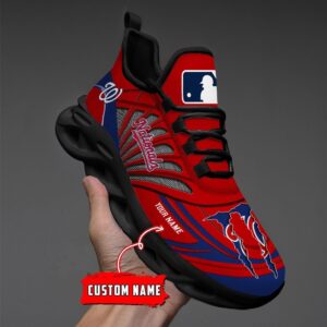 USA MLB Washington Nationals Max Soul Sneaker Custom Name 88K2023