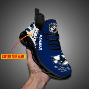 Vancouver Canucks Personalized NHL Max Soul Shoes