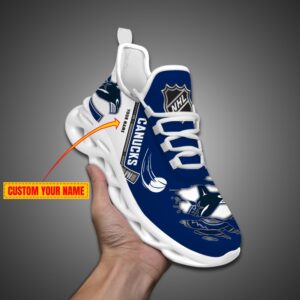 Vancouver Canucks Personalized NHL Max Soul Shoes Ver 2