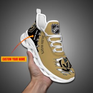 Vegas Golden Knights Personalized NHL Max Soul Shoes