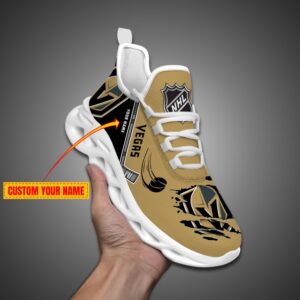 Vegas Golden Knights Personalized NHL Max Soul Shoes Ver 2