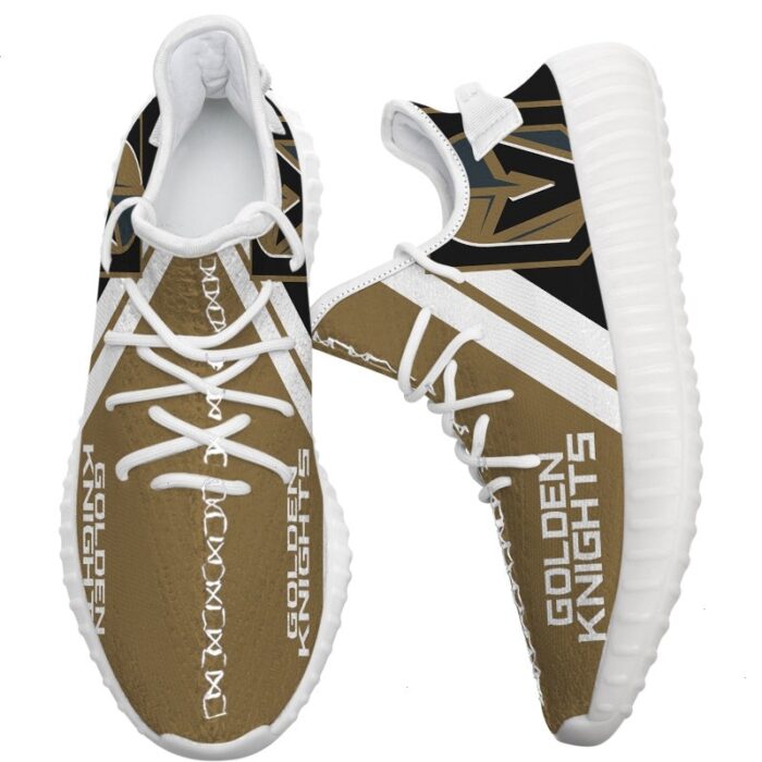 Vegas Golden Knights Sneakers Big Logo Yeezy Shoes