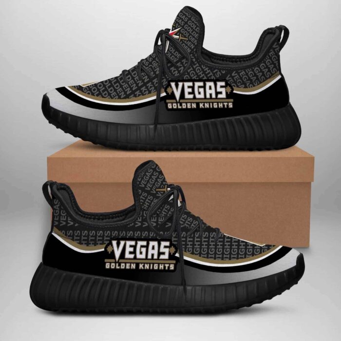 Vegas Golden Knights Yeezy Boost Shoes Sport Sneakers