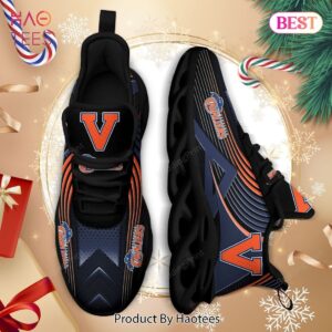 Virginia Cavaliers NCAA Black Blue Orange Max Soul Shoes