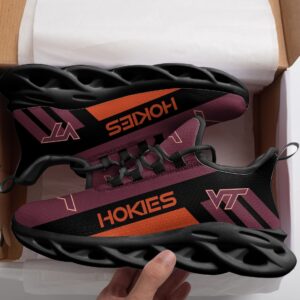 Virginia Tech Hokies Black Shoes Max Soul