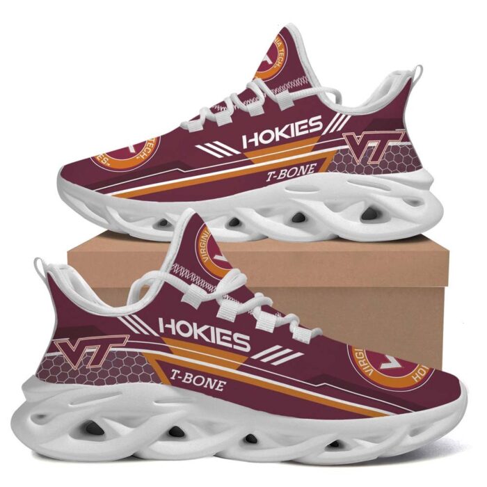 Virginia Tech Hokies Custom Max Soul Sneaker Running Sport Shoes