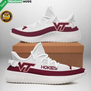 Virginia Tech Hokies Unisex Sneaker Football Custom Shoes Virginia Tech Hokies Yeezy Boost