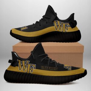 Wake Forest Demon Deacons Unisex Sneaker Football Custom Shoes Wake Forest Demon Deacons Yeezy Boost
