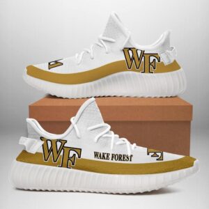Wake Forest Demon Deacons Unisex Sneaker Football Custom Shoes Wake Forest Demon Deacons Yeezy Boost