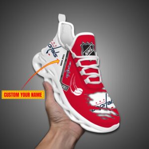 Washington Capitals Personalized NHL Max Soul Shoes Ver 2