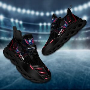 Washington Capitals Personalized NHL Sport Black Max Soul Shoes