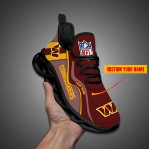 Washington Commanders NFL Customized Unique Max Soul Shoes