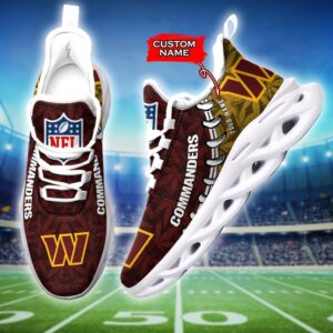 Washington Commanders Personalized Max Soul Shoes for Fan