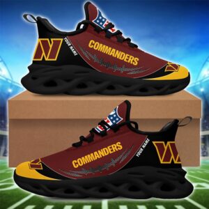 Washington Commanders Personalized NFL Max Soul Shoes