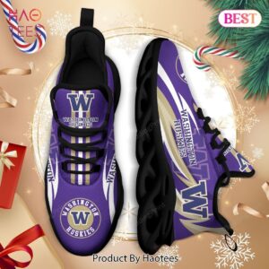 Washington Huskies NCAA Violet Color Max Soul Shoes Fan Gift