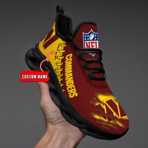Washington Redskins Personalized NFL Max Soul Shoes