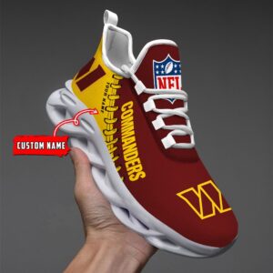 Washington Redskins Personalized NFL Max Soul Shoes Ver 2
