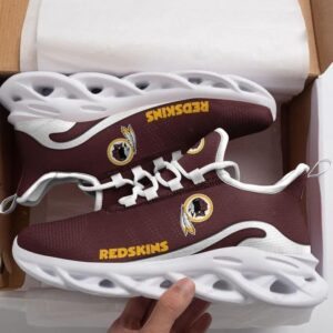 Washington Redskins White Max Soul Shoes