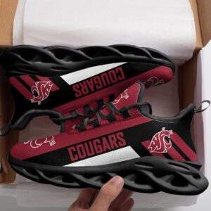 Washington State Cougars Black Shoes Max Soul