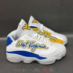 West Virginia Mountaineers Football Ncaa Air Jordan 13 Shoes 2