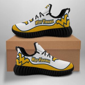 West Virginia Mountaineers Unisex Sneakers New Sneakers Custom Shoes Football Yeezy Boost