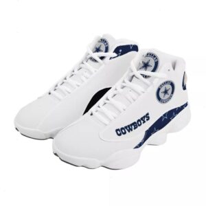 White Dallas Cowboys Sneakers Custom Shoes