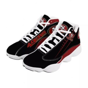 White SF 49ers Sneakers Custom Shoes For Fans