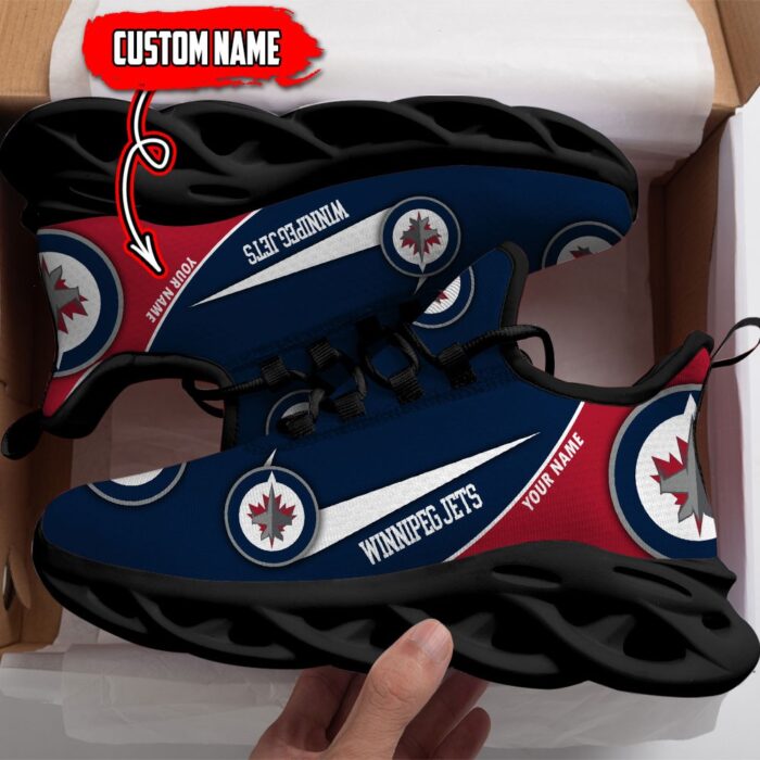 Winnipeg Jets Custom Name NHL New Max Soul Shoes